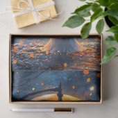 Decoupage Whimsical Fairy Glows Mushroom Seidenpapier (Geschenk)