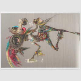 Decoupage Whimsical Fantasy Character Wackadoodle Seidenpapier