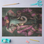 Decoupage Whimsical Fantasy Elephant Steampunk Seidenpapier (Basteln)