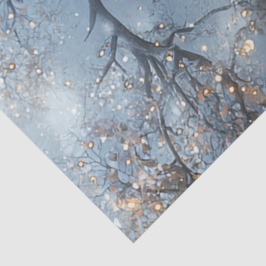 Decoupage Whimsical Fantasy Mushroom Treehouse Seidenpapier (Ausschnitt)