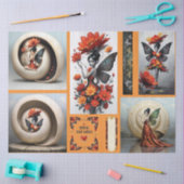 Decoupage Whimsical Flower Fairy Seidenpapier (Basteln)