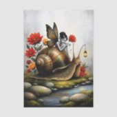 Decoupage Whimsical Flower Fairy Seidenpapier (Vorderseite)