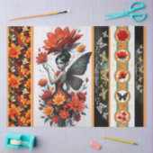 Decoupage Whimsical Flower Fairy Seidenpapier (Basteln)