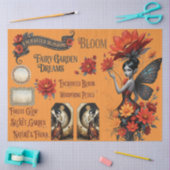 Decoupage Whimsical Flower Fairy Seidenpapier (Basteln)