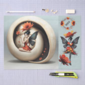 Decoupage Whimsical Flower Fairy Seidenpapier (Handwerk)