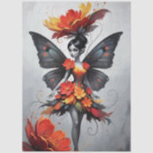 Decoupage Whimsical Flower Fairy Seidenpapier (Vorderseite)