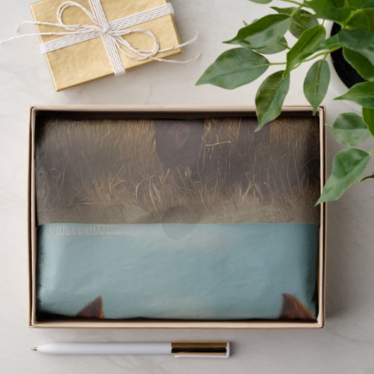 Decoupage Whimsical Funny Animal Pose Seidenpapier (Geschenk)