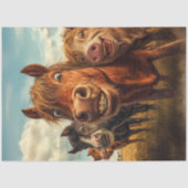 Decoupage Whimsical Funny Animal Pose Seidenpapier (Vorderseite)