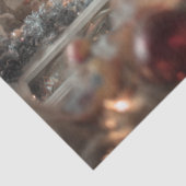 Decoupage Whimsical Girl in Christmas Wonderland Seidenpapier (Ausschnitt)