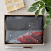 Decoupage Whimsical Gorilla Wear Weihnachtsmannmüt Seidenpapier (Geschenk)