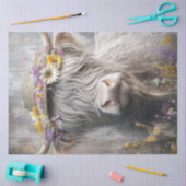 Decoupage Whimsical Highland Blume Seidenpapier (Basteln)