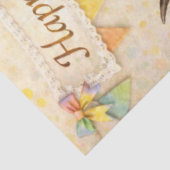 Decoupage Whimsical Highland Cupcake Birthday Seidenpapier (Ausschnitt)