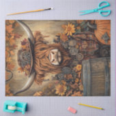 Decoupage Whimsical Highland Halloween Dekoration Seidenpapier (Basteln)