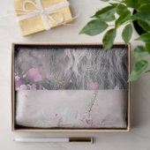 Decoupage Whimsical Highland Kuh Floral Crown Seidenpapier (Geschenk)