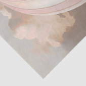 Decoupage Whimsical Hot Air Ballon Pink White Seidenpapier (Ausschnitt)