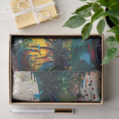 Decoupage Whimsical Jester Digital Art Seidenpapier (Geschenk)