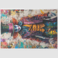Decoupage Whimsical Jester Digital Art