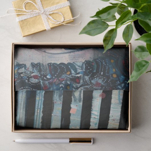 Decoupage Whimsical Jester Girl Fiona Seidenpapier (Geschenk)