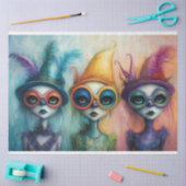 Decoupage Whimsical Lady Trio aus Whimsyville Seidenpapier (Basteln)