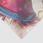 Decoupage Whimsical Liberty Bell Cat USA Seidenpapier (Ausschnitt)