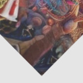 Decoupage Whimsical Mad Tea Party Fantasy Art Seidenpapier (Ausschnitt)