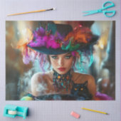 Decoupage Whimsical Magical Good Hexe Tissue Pap Seidenpapier (Basteln)