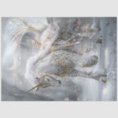 Decoupage Whimsical Majestic Unicorshed geschmückt Seidenpapier (Vorderseite)