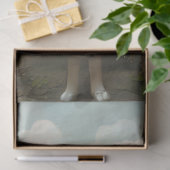 Decoupage Whimsical Mama Vater Baby Sheep Seidenpapier (Geschenk)