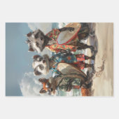 Decoupage Whimsical Mischievous Bretz FoxBrothers Geschenkpapier Set (Vorderseite 3)