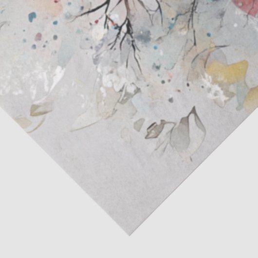 Decoupage Whimsical Oaster Bunny Egg Tree Seidenpapier (Ausschnitt)