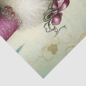 Decoupage Whimsical Oaster Strippeneier Strümpfe Seidenpapier (Ausschnitt)