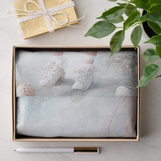 Decoupage Whimsical Ostermaus Flügel & Eier Seidenpapier (Geschenk)