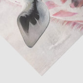 Decoupage Whimsical Pink Giraffe Lil Girl Seidenpapier (Ausschnitt)