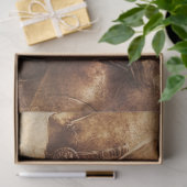 Decoupage Whimsical Sepia Cowgirl Gunslinger Seidenpapier (Geschenk)