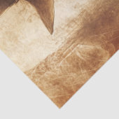 Decoupage Whimsical Sepia Cowgirl Gunslinger Seidenpapier (Ausschnitt)