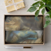 Decoupage Whimsical Shaggy Yorkie Seidenpapier (Geschenk)