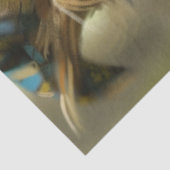 Decoupage Whimsical Shaggy Yorkie Seidenpapier (Ausschnitt)