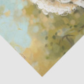 Decoupage Whimsical Sheep Familie mit zwei Siegen Seidenpapier (Ausschnitt)