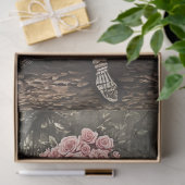 Decoupage Whimsical Skeleton Tanz in Tutu Seidenpapier (Geschenk)