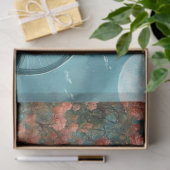 Decoupage Whimsical Skeleton Wedding Bicycle Ride Seidenpapier (Geschenk)