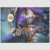 Decoupage Whimsical Steampunk Girls Andrea & Rena Seidenpapier (Vorderseite)