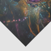 Decoupage Whimsical Steampunk Monkey Vibrant Color Seidenpapier (Ausschnitt)