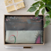 Decoupage Whimsical Styling Cats Lebend gefärbt Seidenpapier (Geschenk)