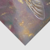 Decoupage Whimsical Vibrant Bumble Bee Pink Flower Seidenpapier (Ausschnitt)