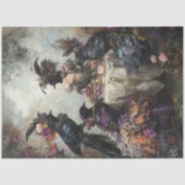 Decoupage Whimsical Viktorianisch Dressed Crows Pa Seidenpapier (Vorderseite)