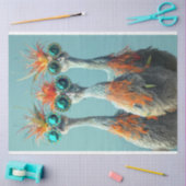 Decoupage Whimsical Wackadoodle Bird Art Seidenpapier (Basteln)