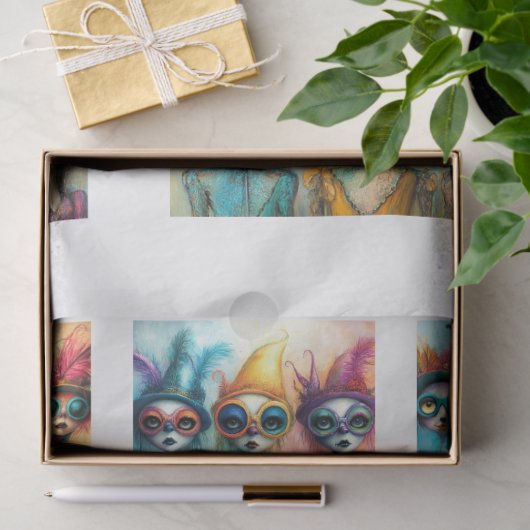 Decoupage Whimsical Wackadoodle Bridge Ladys 1 Seidenpapier (Geschenk)