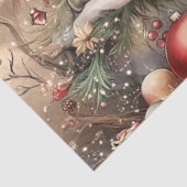 Decoupage Whimsical Weihnachtsbaum 2 pro Blatt Seidenpapier (Ausschnitt)