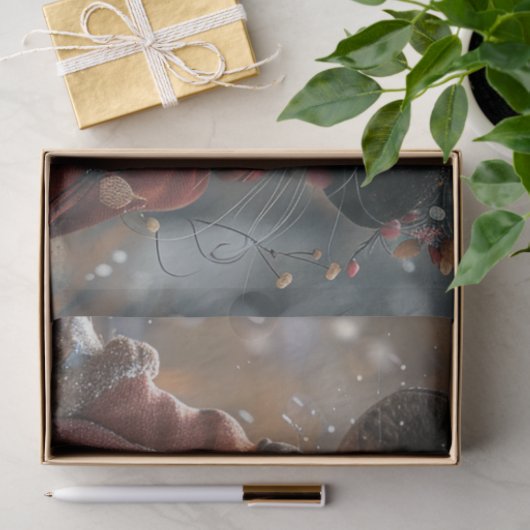 Decoupage Whimsical Weihnachtsmäuse Seidenpapier (Geschenk)