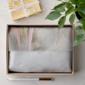 Decoupage Whimsical White Graceful Strauß Pink Seidenpapier (Geschenk)